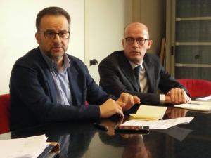 L'assessore regionale Augusto Ferrari e il presidente di Atc Giuseppe Genoni