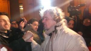 Beppe Grillo a Novara