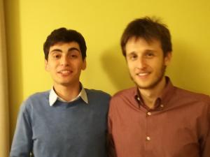 Luca Contato e Saverio Colacicco (Anpi Trecate)