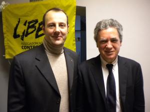 Alessandro Albanese e il prof. Nando Dalla Chiesa