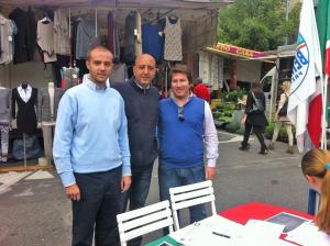 Federico Binatti, Giovanni Varone e Andrea Crivelli (Pdl)