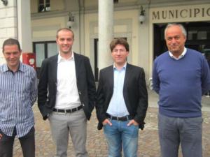 Giorgio Capoccia, Federico Binatti, Andrea Crivelli e Tiziano Casellino