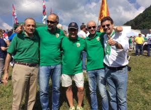 Mauro Franzinelli, Corrado Frugeri, Davide Ferrari, Giovanni Messina e Roberto Cota