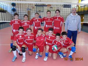 La formazione Under 14 dell'Easyvolley Trecate