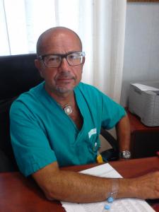 Il dottor Pietro Occhipinti, primario della Gastroenterologia dell’Azienda Ospedaliera Maggiore della Carità di Novara