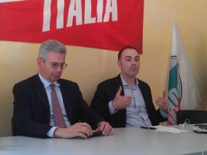 Il neo consigliere regionale Diego Sozzani e Antonio Policaro